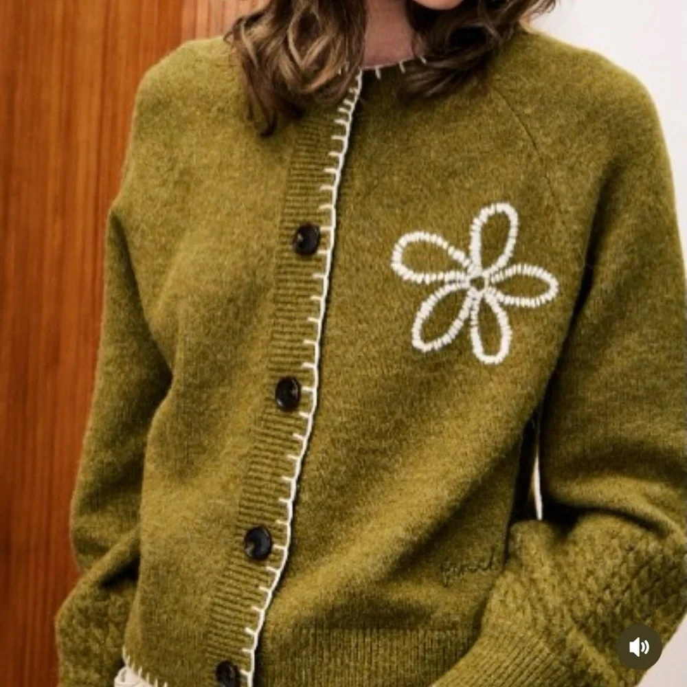 FRNCH • Bergamote Knit Cardigan Sweater - Picture 2 of 6